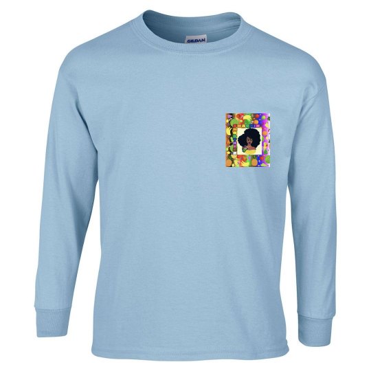 TEAM SMACKIN' NYC LONG SLEEVE TEE (LIGHT BLUE)