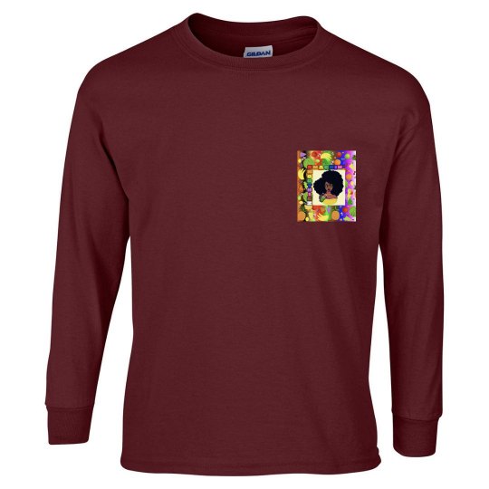 TEAM SMACKIN' NYC LONG SLEEVE TEE (MAROON)