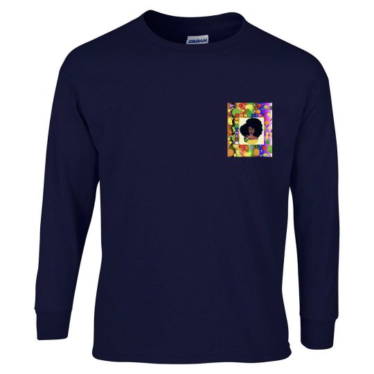 TEAM SMACKIN' NYC LONG SLEEVE TEE (NAVY)