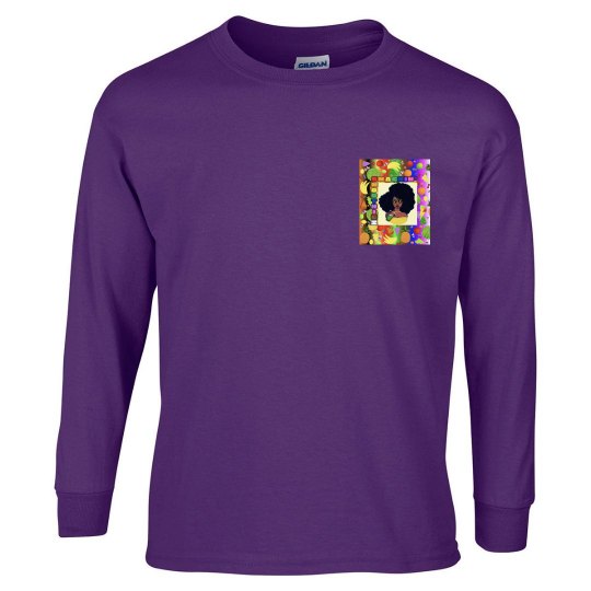 TEAM SMACKIN' NYC LONG SLEEVE TEE (PURPLE) TEAM SMACKIN' NYC LONG SLEEVE TEE (PURPLE)