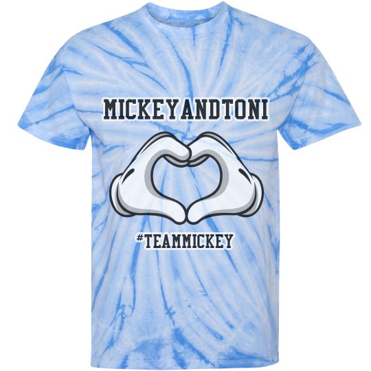 #teammickey pink tye-dye