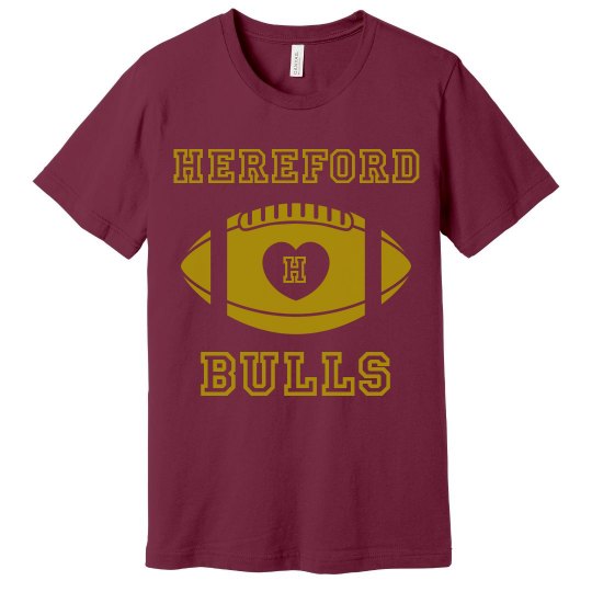 Tee with football 