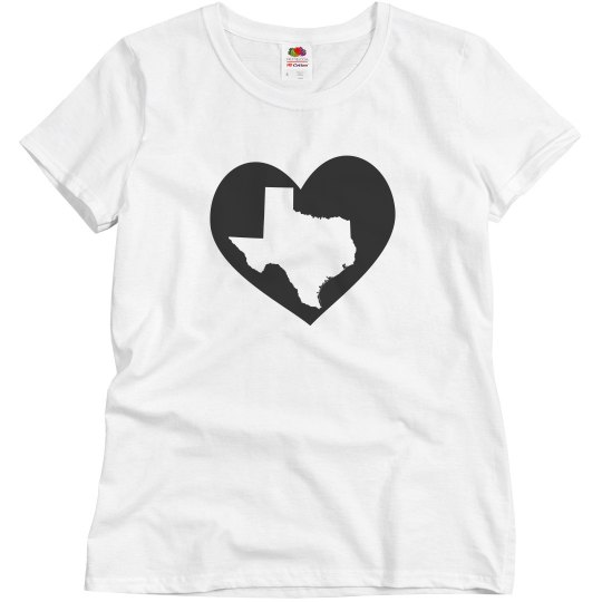 Texas In My Heart State Pride Texan T-Shirt