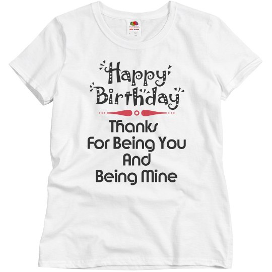 thanks for being you