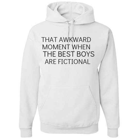 THAT AWKWAR MOMENT white hoodie