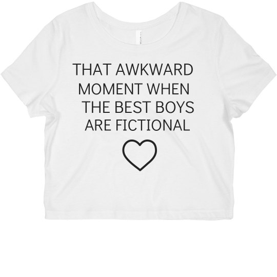 THAT AWKWARD MOMENT white crop top