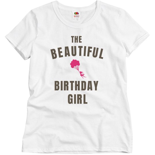 The beautiful birthday girl