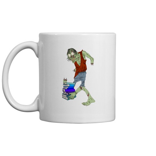 The Books are Too Heavy Zombie Mug The Books are Too Heavy Zombie Mug