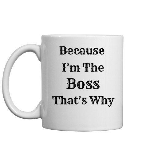the boss mug