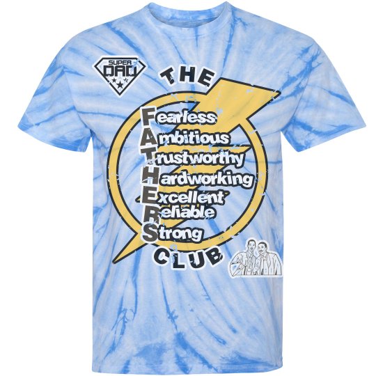 THE FATHERS CLUB TIE-DYE GRAPHIC TEE (BLACK) THE FATHERS CLUB TIE-DYE GRAPHIC TEE (BLACK)