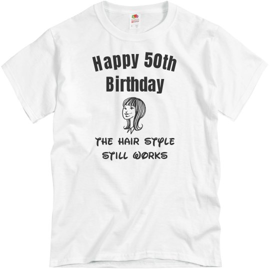 The hair style still works