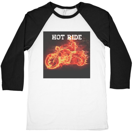 The Hot Ride Poster Raglan Tee