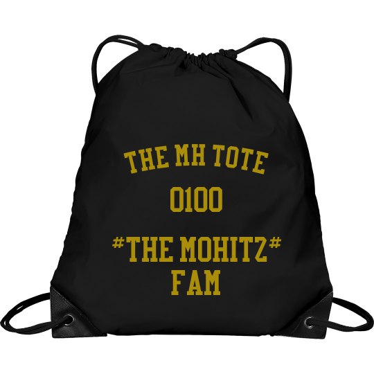 THE MOHITZ FAM TOTE( BLACK & GOLD)