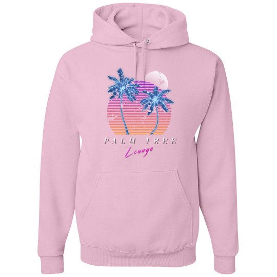 The Palm Tree Lounge Hoodie (Pink) The Palm Tree Lounge Hoodie (Pink)