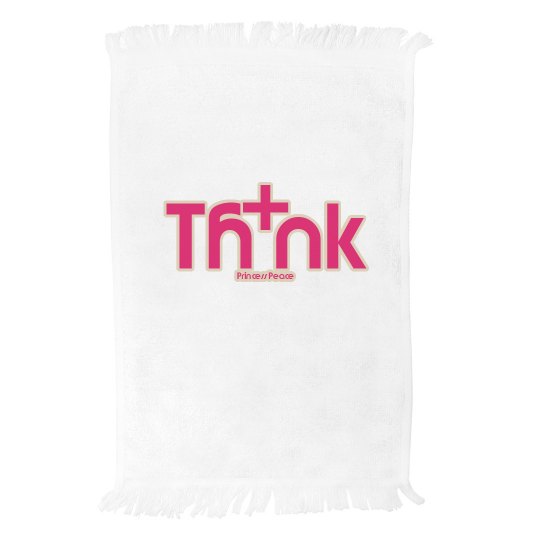 Think Positive Fringed Spirit Towel Think Positive Fringed Spirit Towel