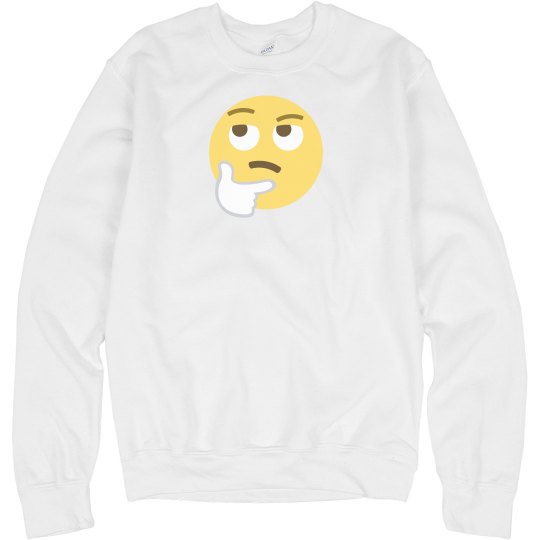 Thinking Face Unisex Sweatshirt Thinking Face Unisex Sweatshirt