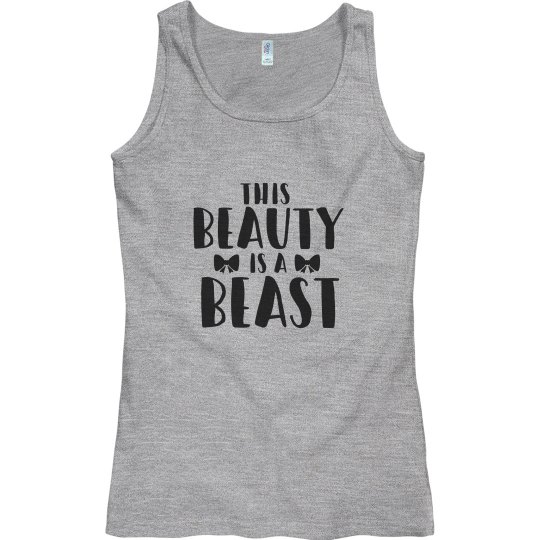 This Beauty Is A Beast Custom Cheer Tank This Beauty Is A Beast Custom Cheer Tank