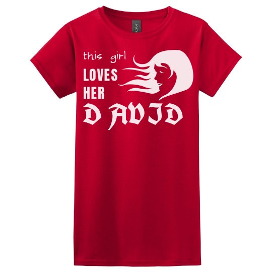 This girl loves her david