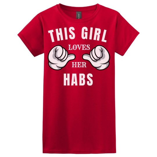 This girl loves her habs