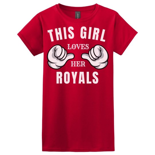 This girl loves her royal