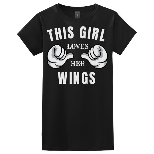 This girl loves her wings