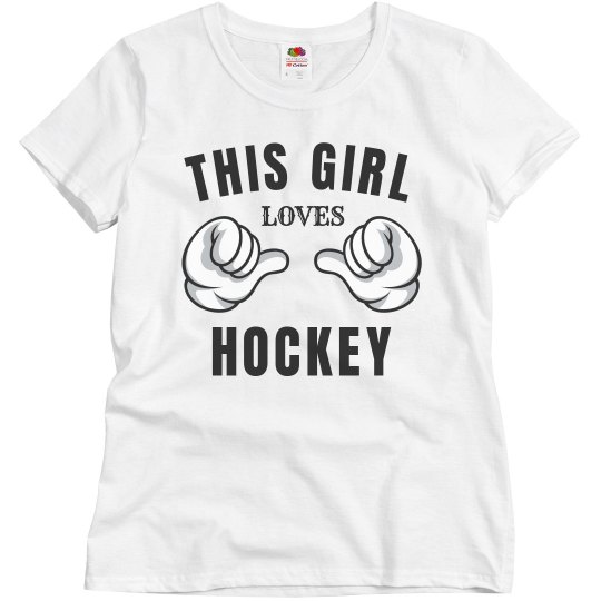 This girl loves hockey This girl loves hockey