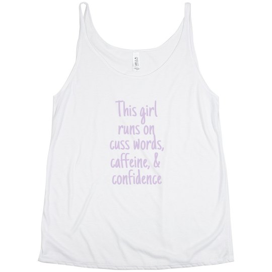 This girl runs on confidence