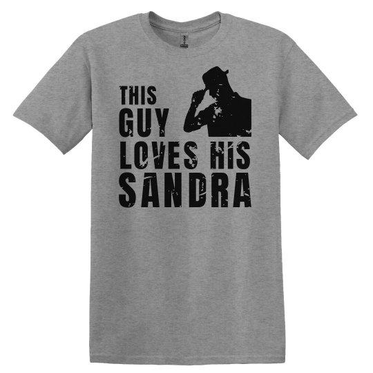 This guy loves his sandra