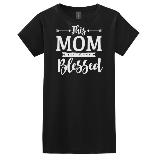 This Mom Is Blessed Christian T-Shirt
