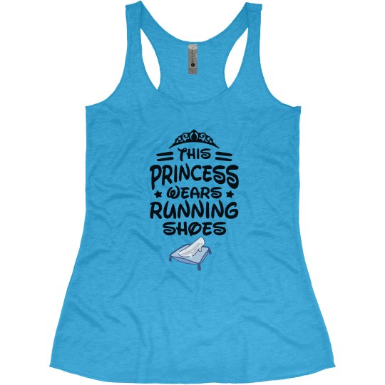 This princess wears running shoes tank