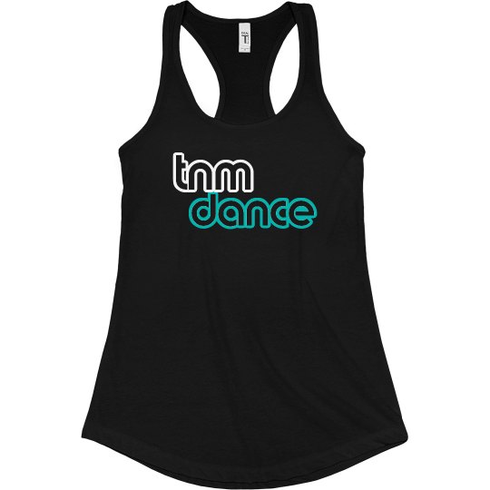 TNM Dance Racerback Tank - BK/WH/TQ/PK