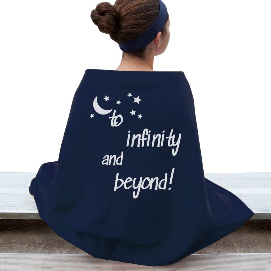 To infinity and beyond stadium blanket