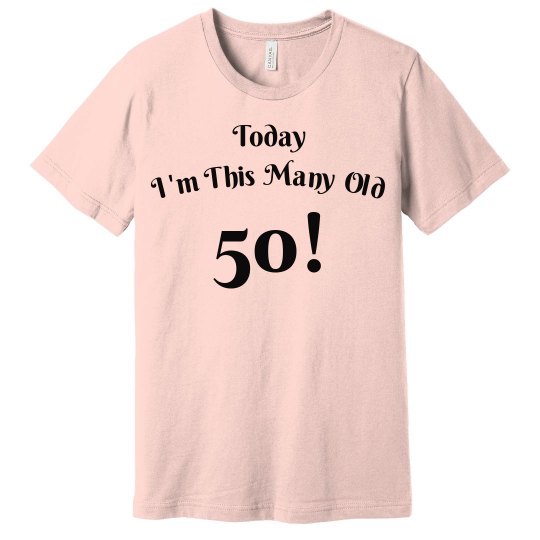 Today i'm this many old!