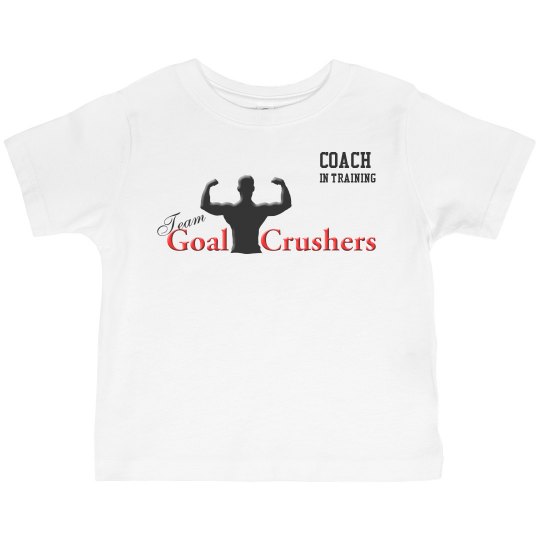 Toddler Boys Goal Crushers Coach in Training Tee
