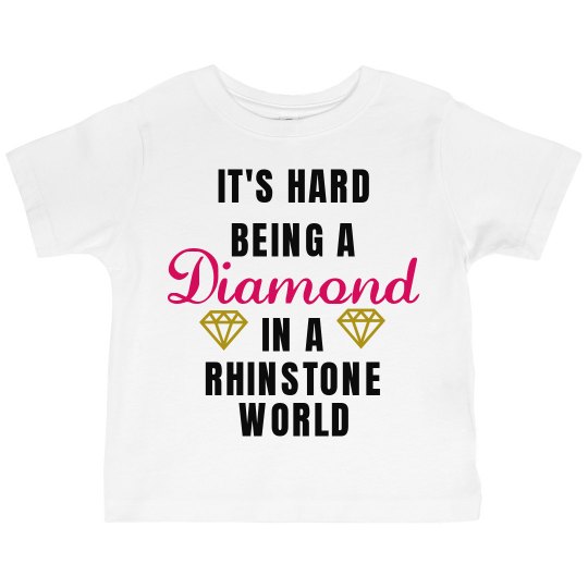 Toddler Girl Diamond T-Shirt Toddler Girl Diamond T-Shirt