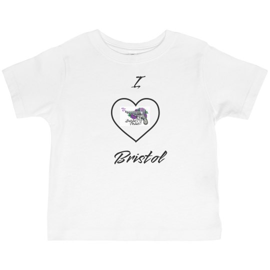 Toddler I love Bristol Tee Toddler I love Bristol Tee