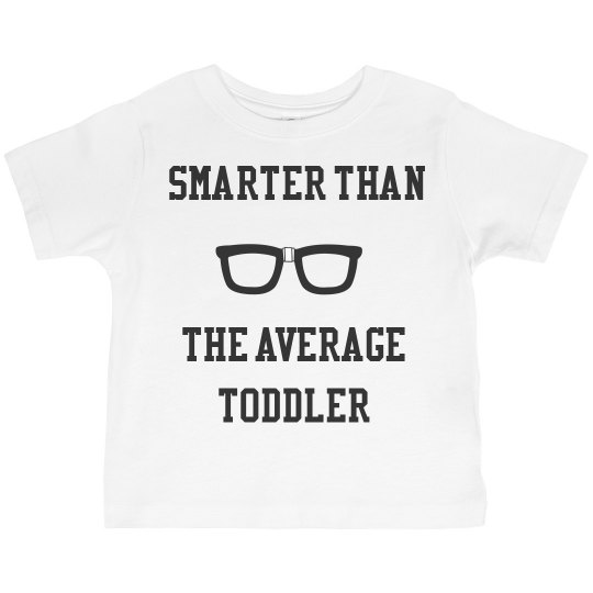 Toddler shirt with glasses