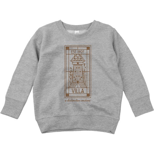 Toddler Villa Line Logo Sweatshirt