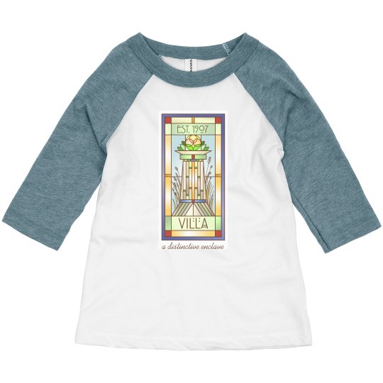 TODDLER Villa Logo 3/4 SLEEVE RAGLAN TEE TODDLER Villa Logo 3/4 SLEEVE RAGLAN TEE