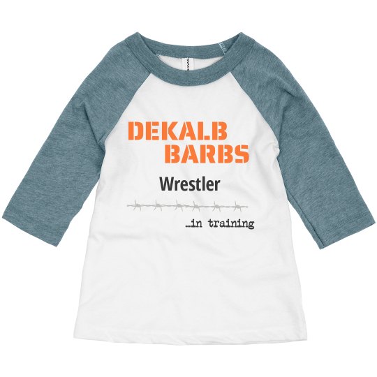 Toddler Wrestler in training