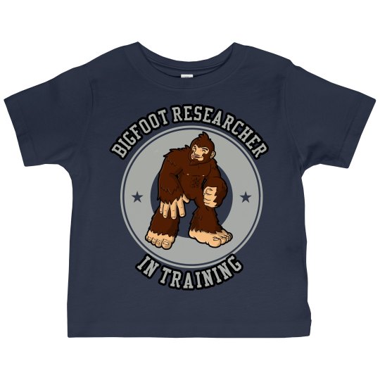 Toddler's Bigfoot Researcher In Training