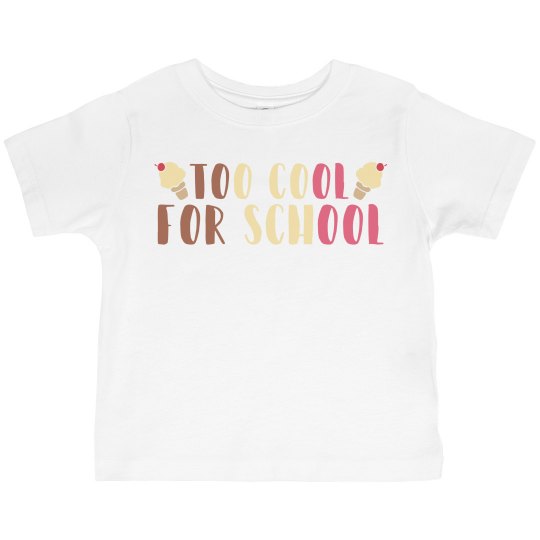 Too Cool For School Ice Cream Tee
