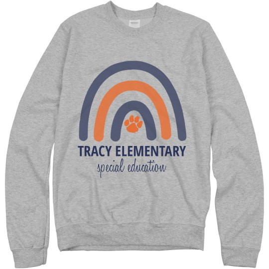 tracy elementary sweatshirt - special education tracy elementary sweatshirt - special education