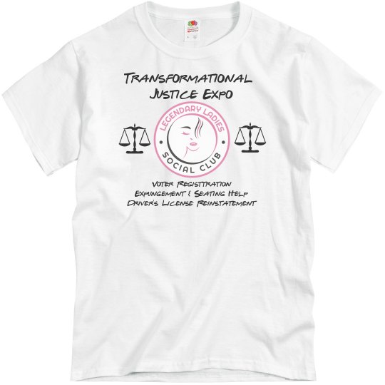 Transformational Justice Tee White Transformational Justice Tee White