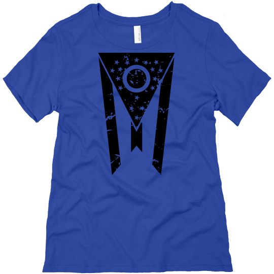Trendy Ohio Flag Grahic Tee