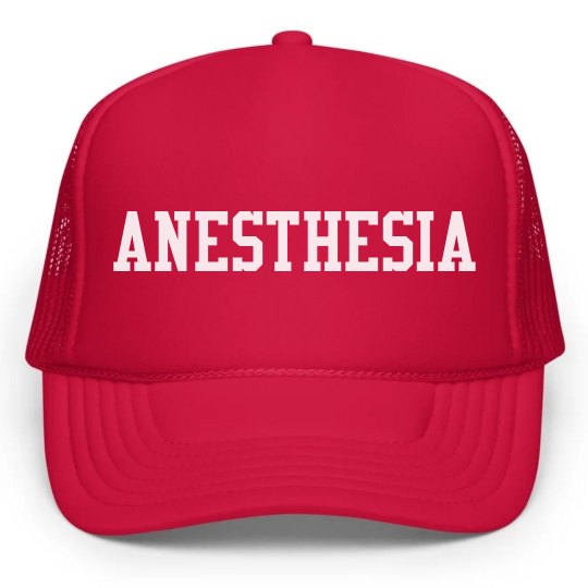 Trucker Hat- Anesthesia 