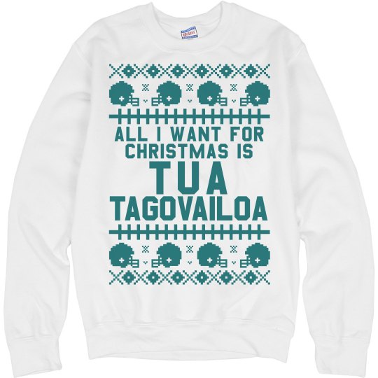Tua Tagovailoa For Christmas Ugly Sweater