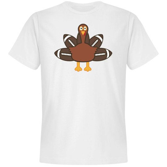 turkey football tee