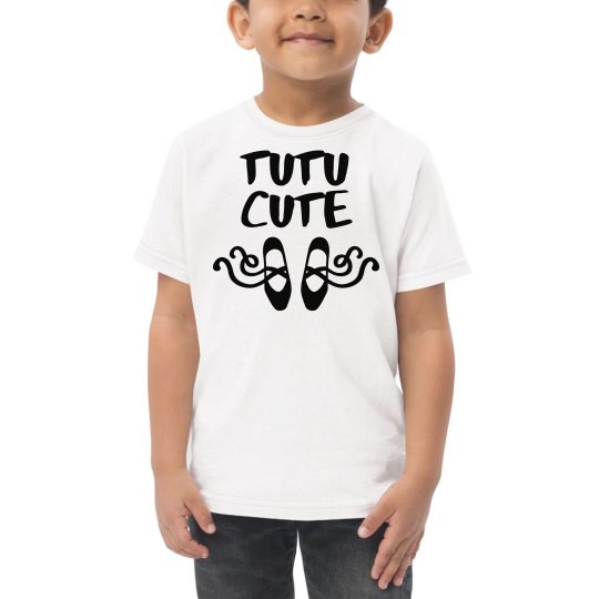 TuTu Cute Ruffle Tee (toddler) black