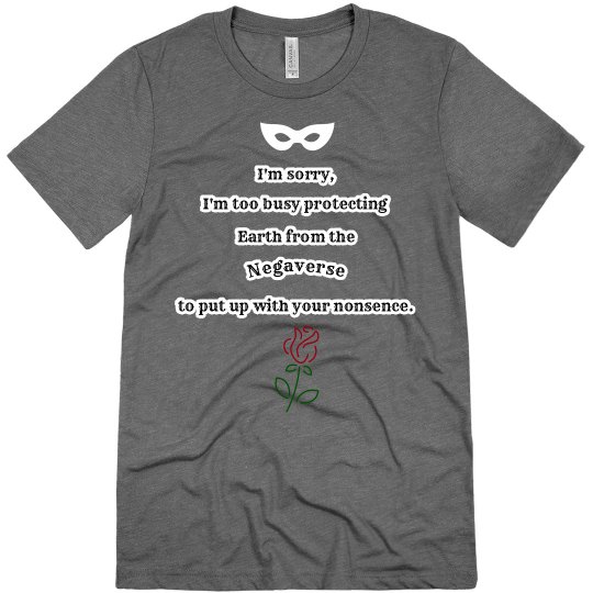 "Tuxedo Mask" Inspired Negaverse Tee